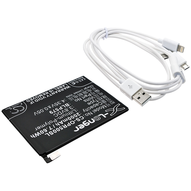 Batteri til kosmetikspejl til Oppo R5, R8107, R8109