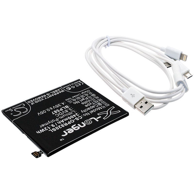 Batteri til mobiltelefon, smartphone til Oppo R8200, R8205, R8207 m.fl.