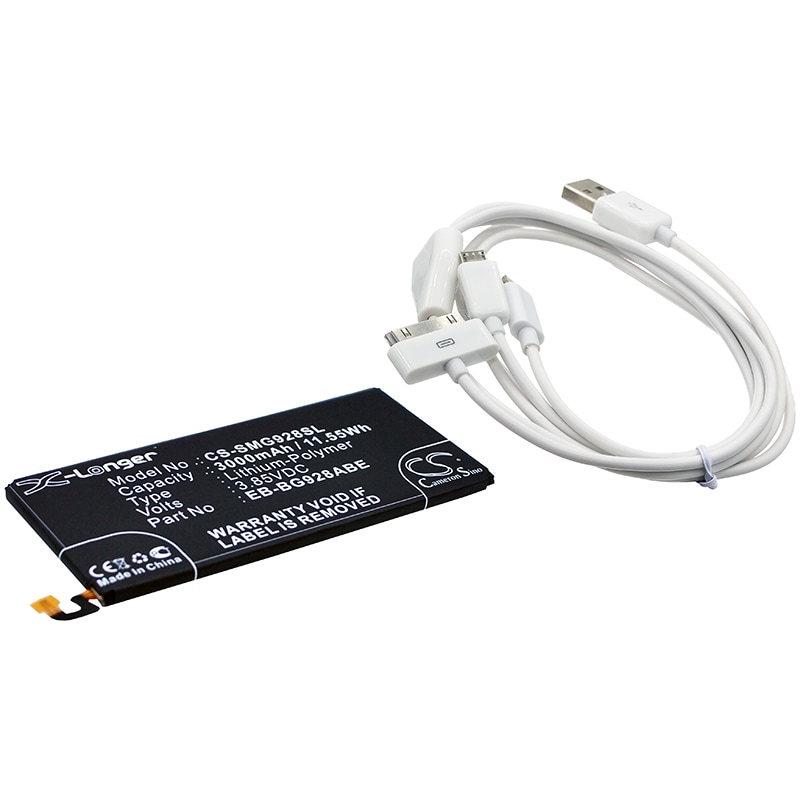 Batteri til kosmetikspejl til Samsung Galaxy S6 Edge+, Galaxy S6 Edge Plus, SM-G9287 m.fl.