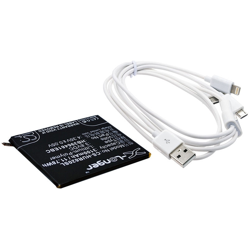 Batteri til kosmetikspejl til Huawei Honor 6 Extreme Edition, Honor 6 H60-L12 m.fl.