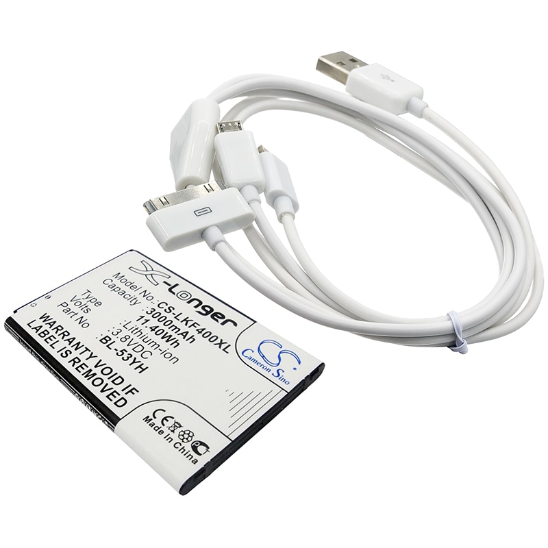 Batteri til kosmetikspejl til LG G3, D855, D855 LTE m.fl.