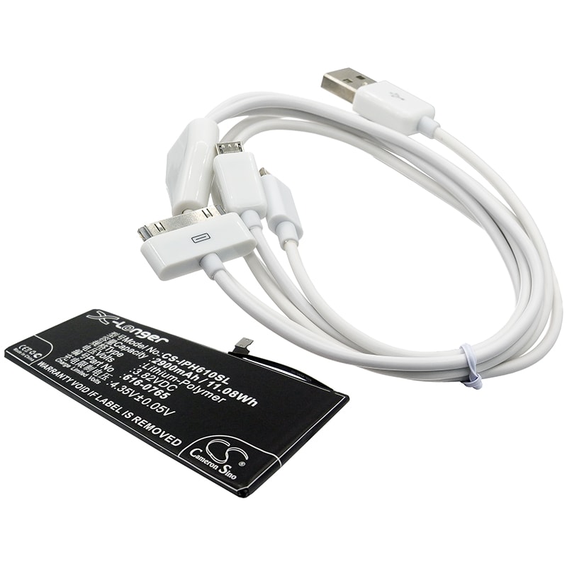 Batteri til mobiltelefon, smartphone til Apple iPhone 6 Plus, iPhone 6 5,5, A1593 m.fl.