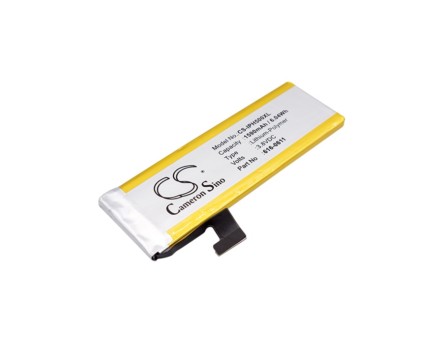 Batteri til kosmetikspejl til Apple iPhone 5, MD645LL/A, MD644LL/A m.fl.