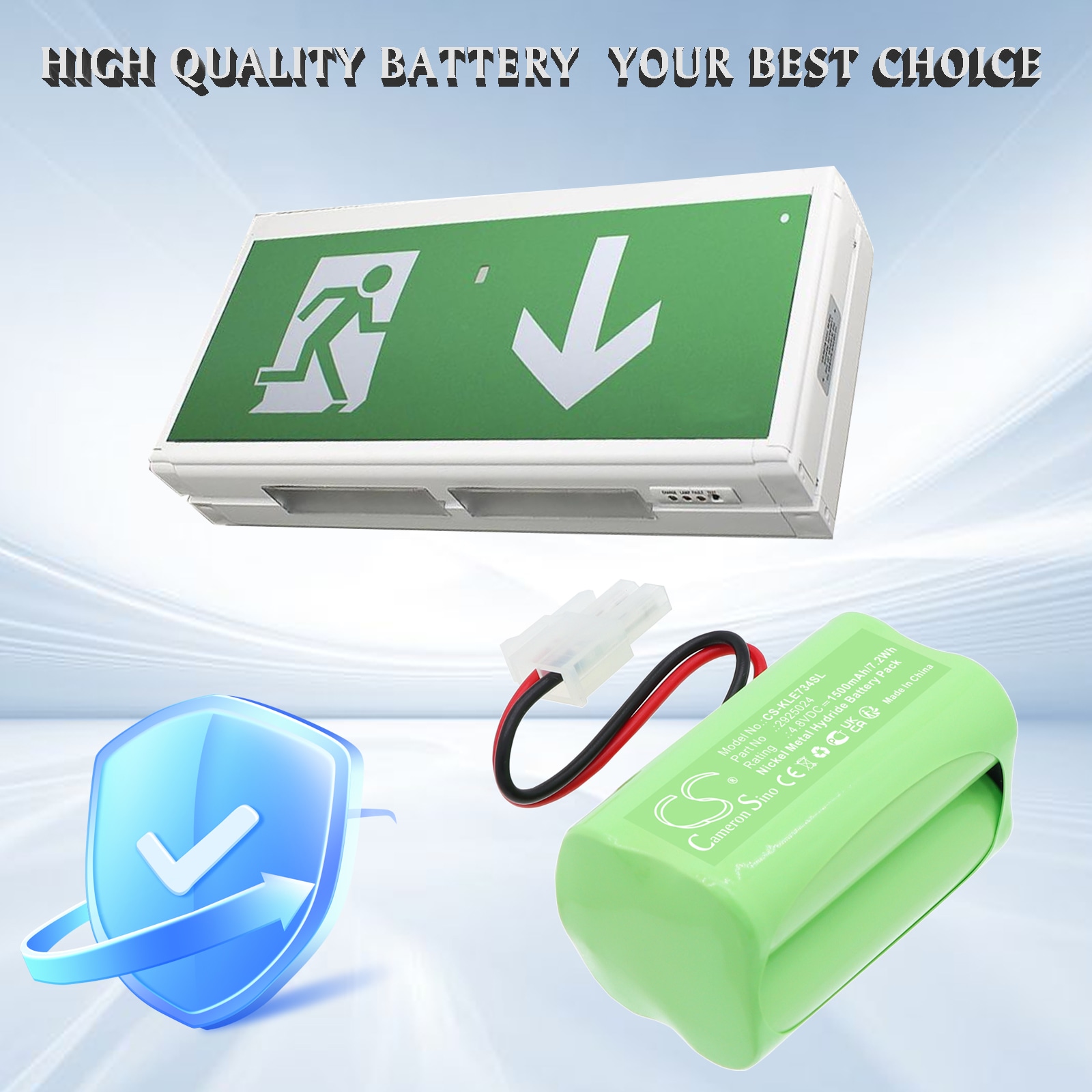 Batteri til LED-lys til Uniled 4 HT AA 1200, 138057, 290044 m.fl.