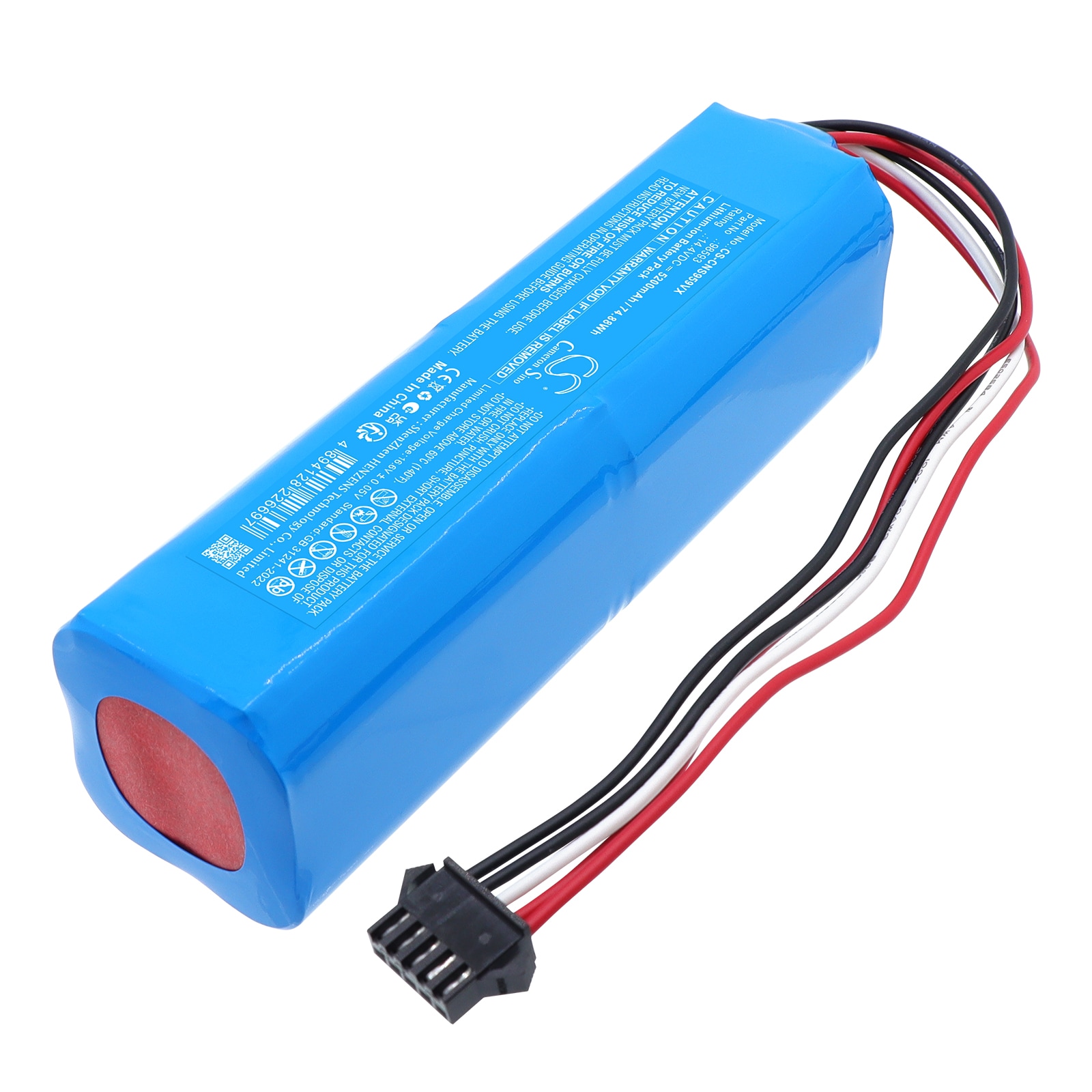 Batteri til støvsugere af mærkerne Cecotec 9990 Spin Revolution Ultra Power, Conga 9990 m.fl.