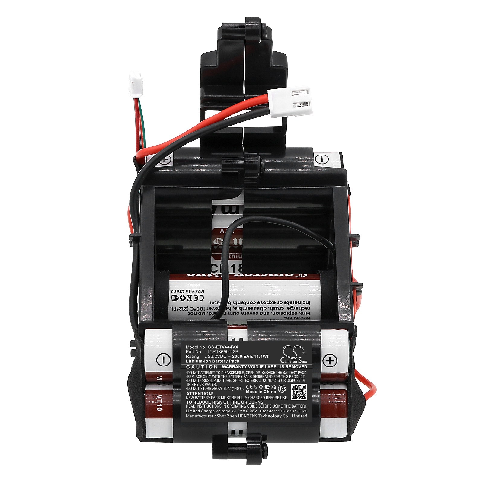 Batteri til støvsugere af typen ETA 3447 Dasty, 5449 Moneto, 5449 Moneto Aqua Plus m.fl.