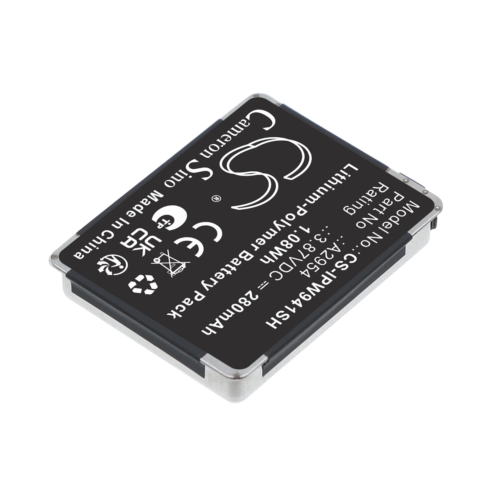 Batteri til Apple-smartur MR913LL/A, Watch Series S9 41 mm