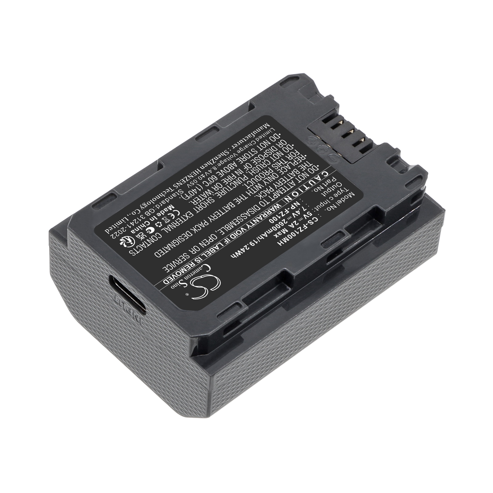 Batteri til kamera til Sony A7 Mark 3, A7R Mark 3, Alpha 1 m.fl.