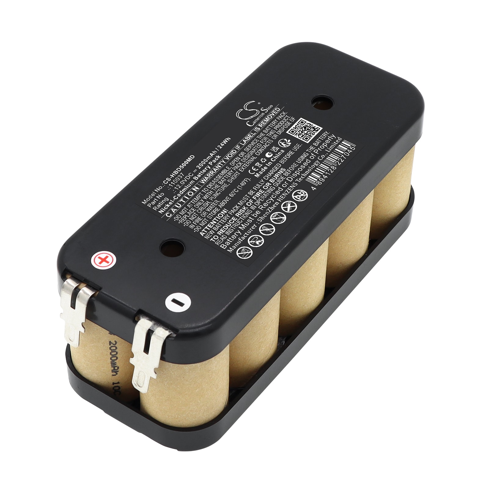 Batteri til medicinsk defibrillator Defiport NB, Defiscope M