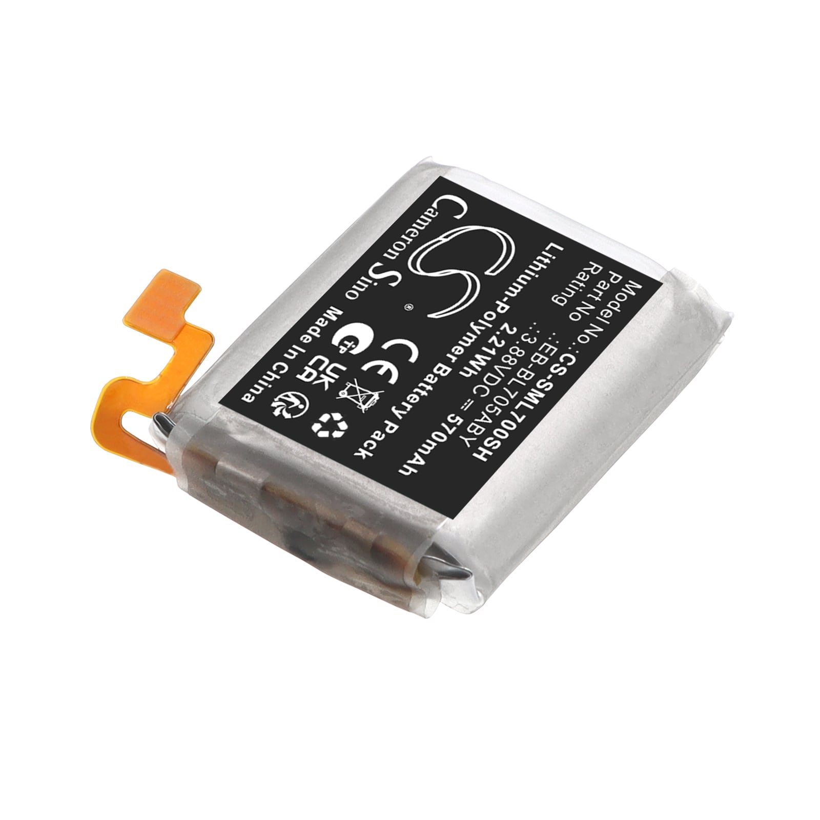 Batteri til Smartur til Samsung Galaxy Watch 7 Ultra 47 mm, SM-L705F m.fl.