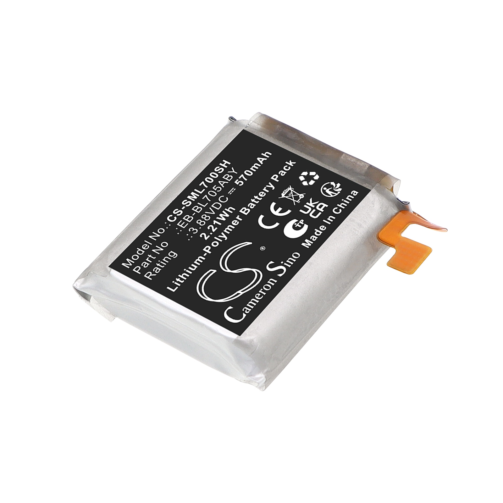 Batteri til Smartur til Samsung Galaxy Watch 7 Ultra 47 mm, SM-L705F m.fl.