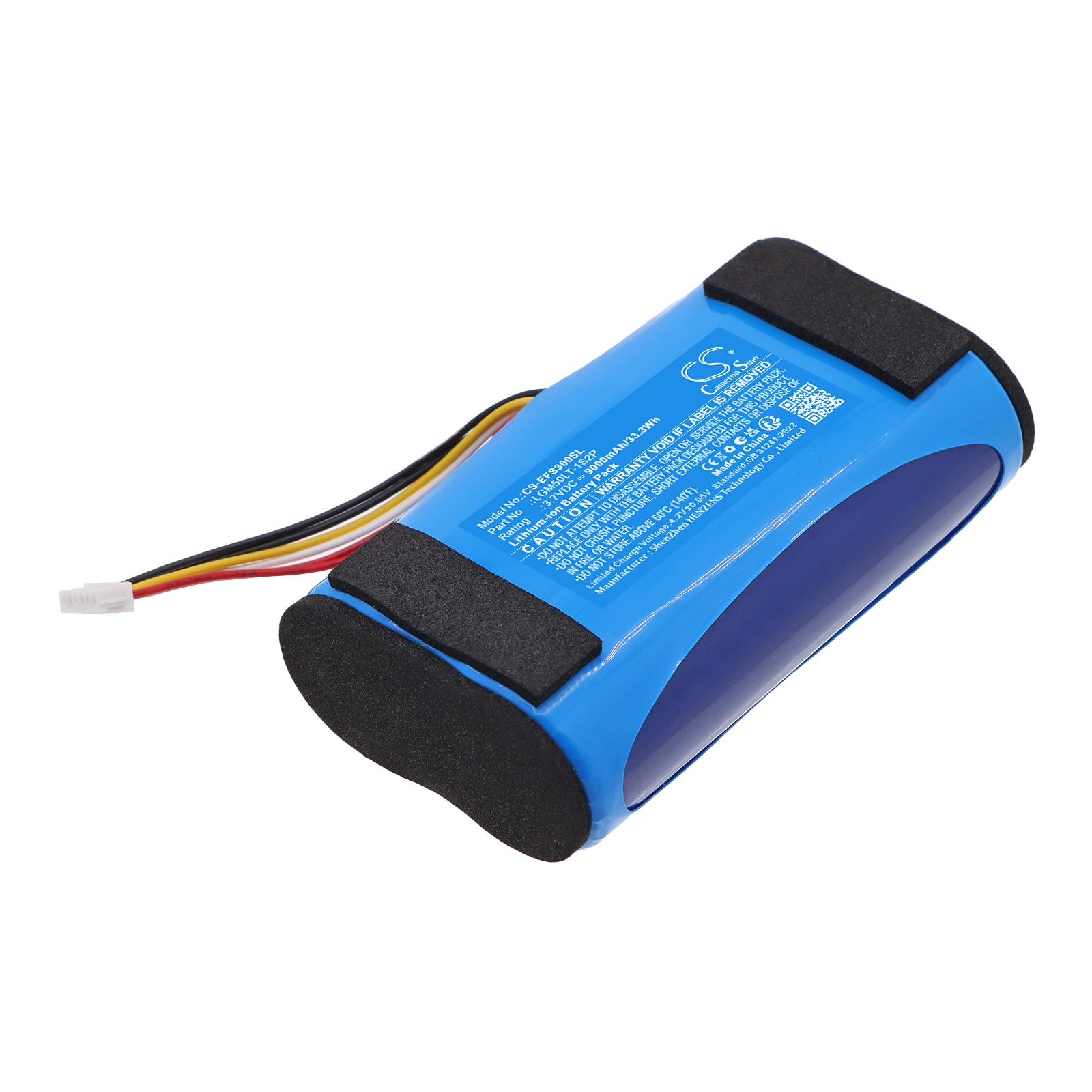 Batteri til overvågningskamera til hjemmet til Eufy T8161, 3C S300 Cam m.fl.