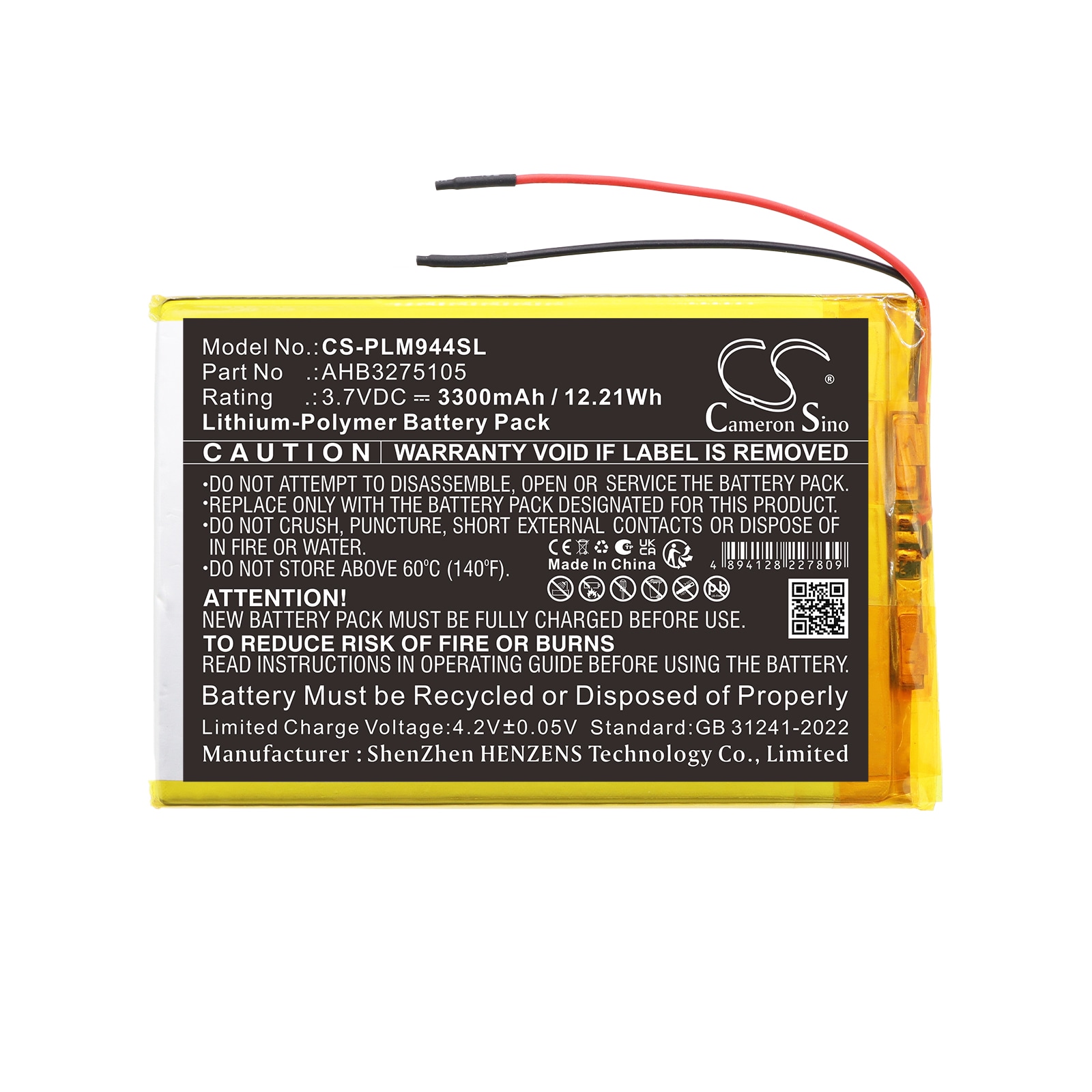 Batteri til Polaroid MIDB944PXE-tablet