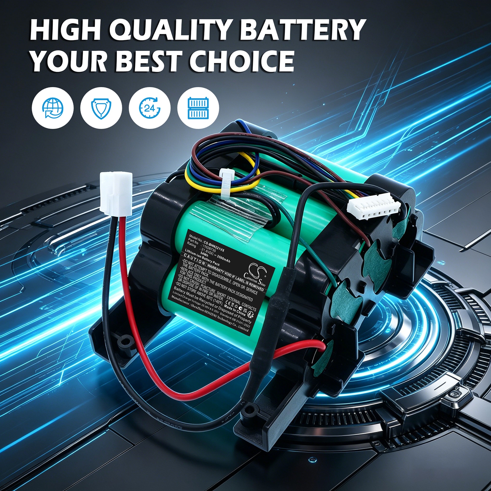 Batteri til Bosch-støvsuger BBHL2214TW, BBHL2214TW01, BBHL2214
