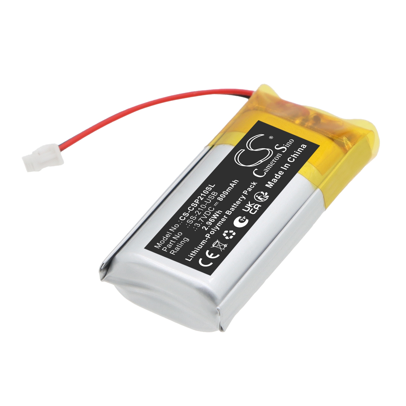 Batteri til cykler og lommelygter til Cygolite Slingshot Pro 210 USB-baglygte