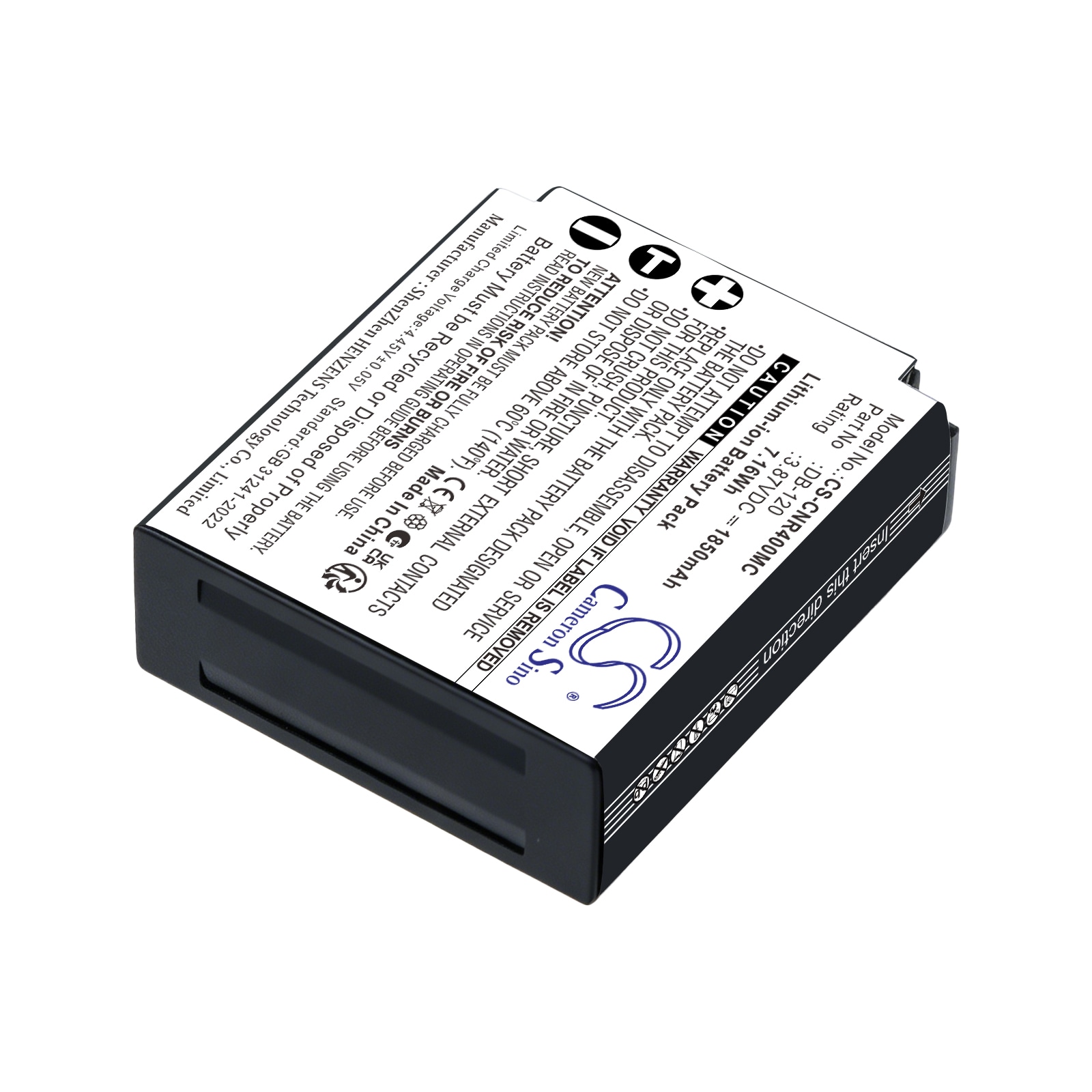 Batteri til Ricoh GR IV, R4-kamera