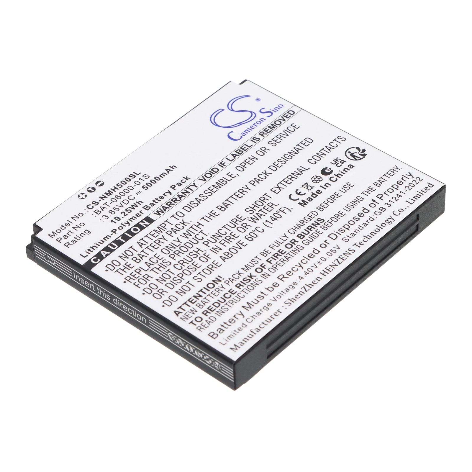 Batteri til Hotspot til Sonim H705, H700A, H500 5G m.fl.