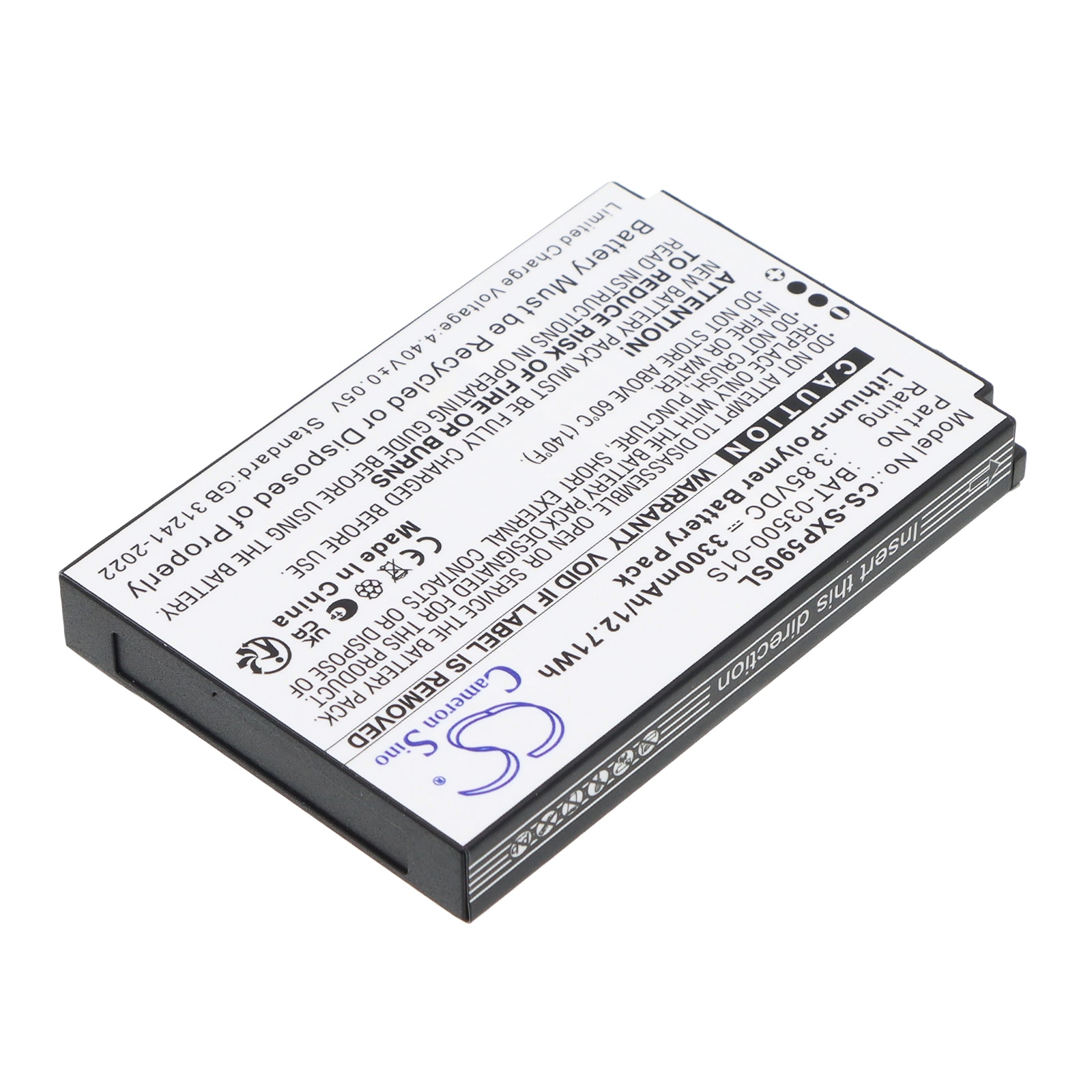 Batteri til mobiltelefon, smartphone til Sonim XP5900, XP5 Plus