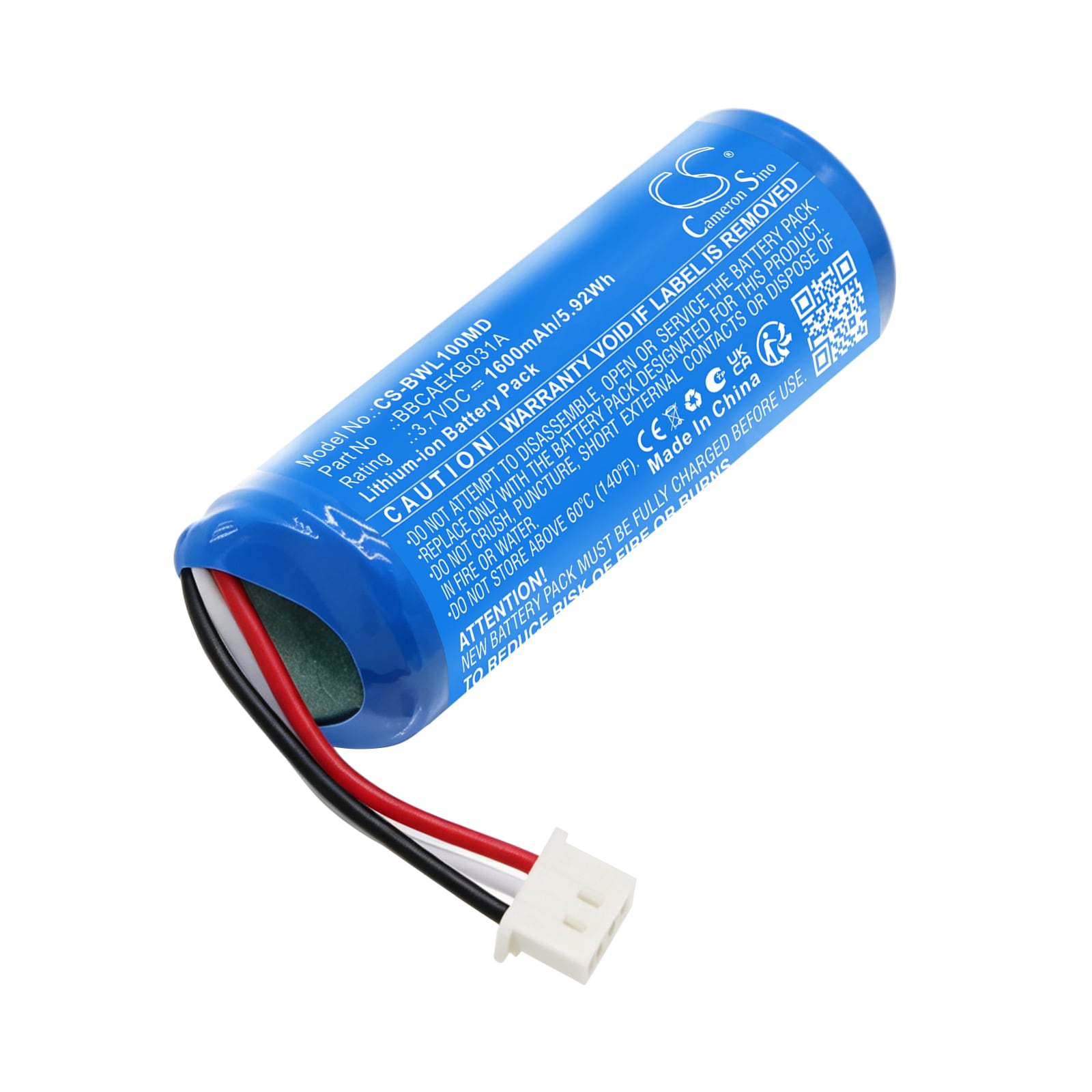 Batteri til medicinsk udstyr til B&L Beta, Beta Mini, SuperEndo-Β m.fl.