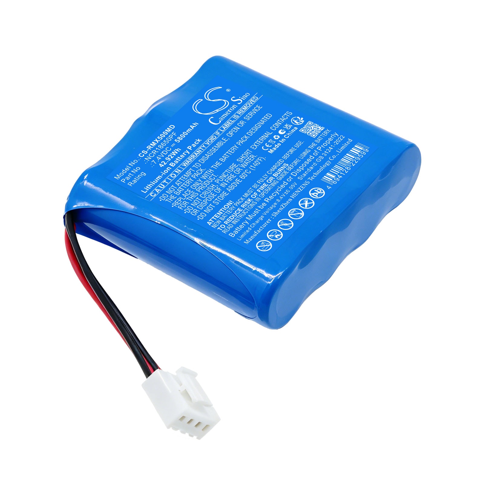 Batteri til medicinsk udstyr fra Rossmax: V3, V5, V7