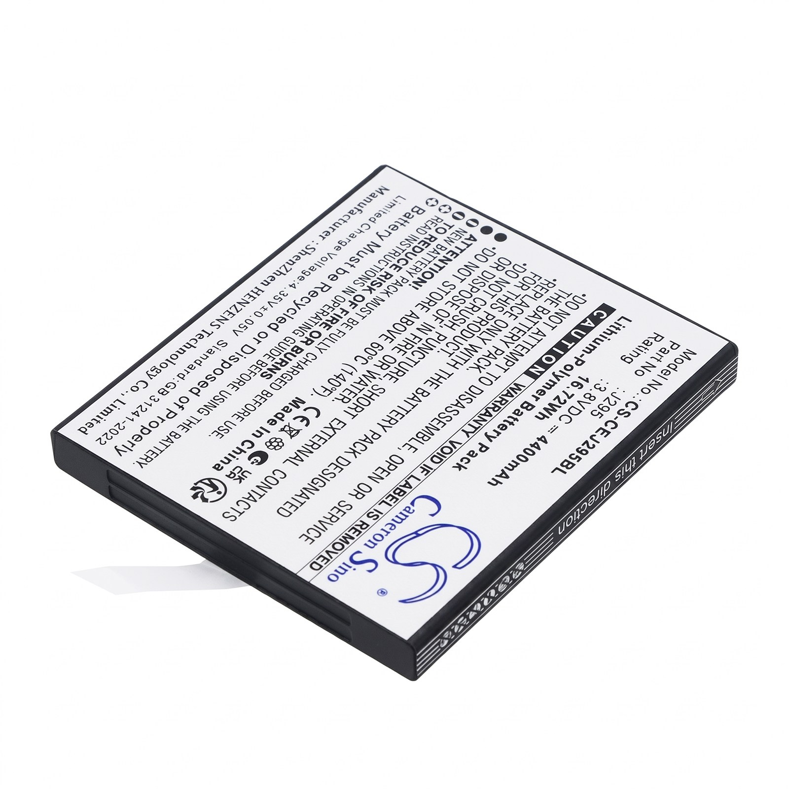 Batteri til stregkodescanner til Capture CA-MTAC-4300-MB