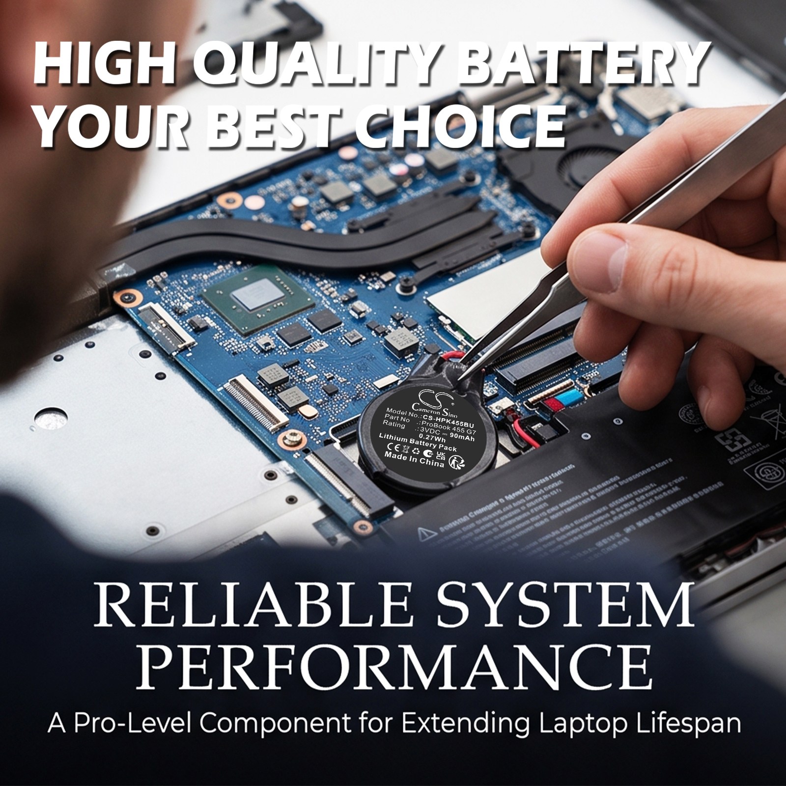 CMOS-batteri / Sikkerhedskopi til HP Pavilion x360 14 Convertible