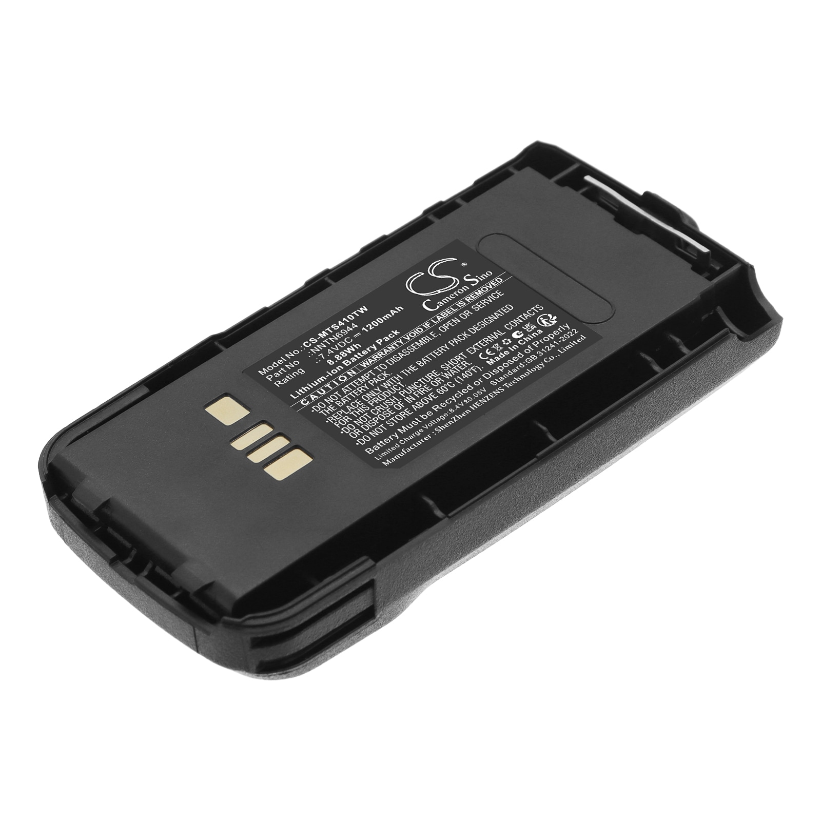 Batteri til tovejsradio til Motorola  H18KCN9PW9AN,  H18QCN9PW9AN, XTS4000