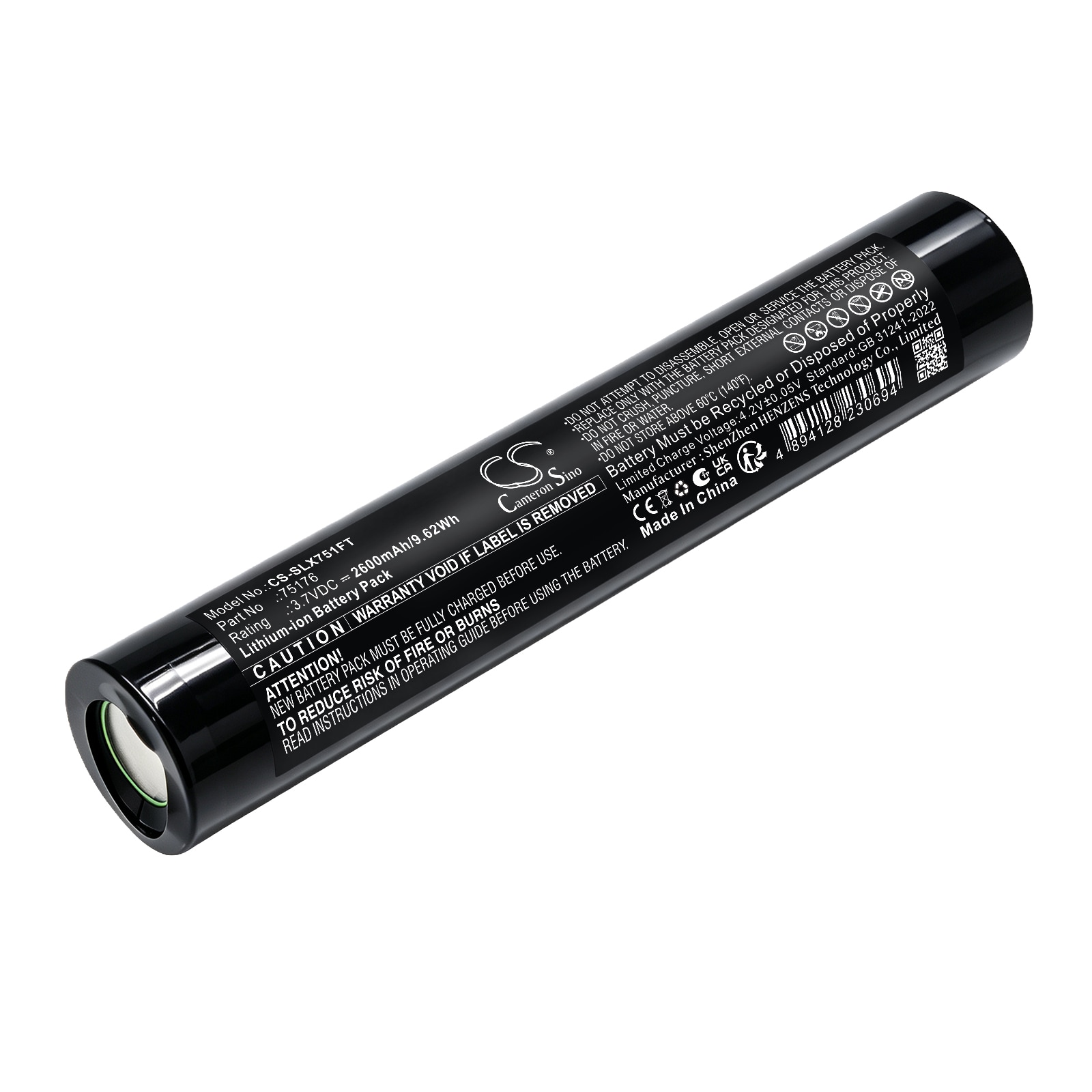Batteri til lommelygte til Streamlight Stinger LED