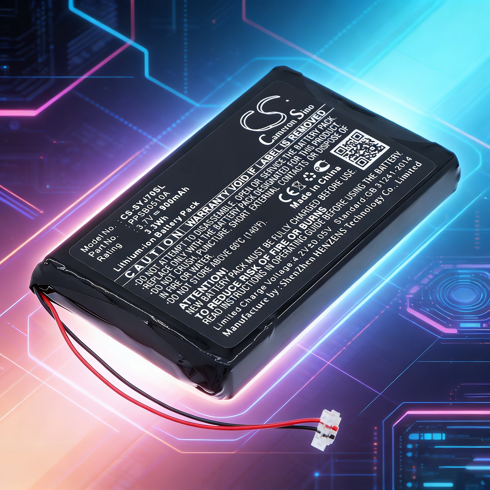 Batteri til medieafspiller til Samsung YH-J70, YH-J70JLB, YH-J70JLW m.fl.