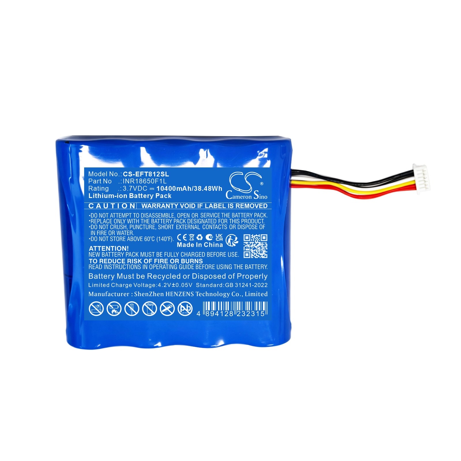 Batteri til Eufy T81241W1 hjemmekamera, SoloCam S40