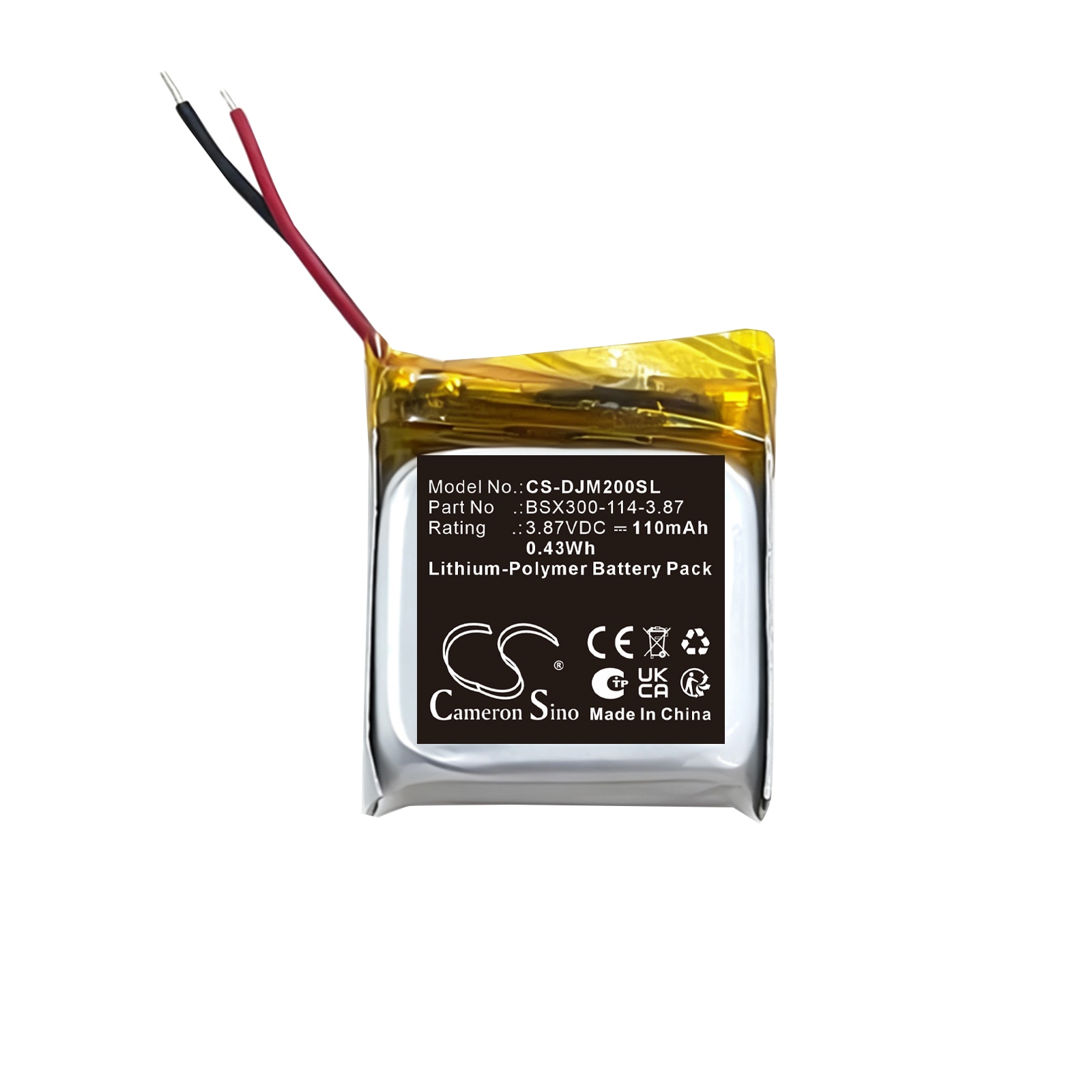 Batteri til mikrofon til DJI Mic Mini