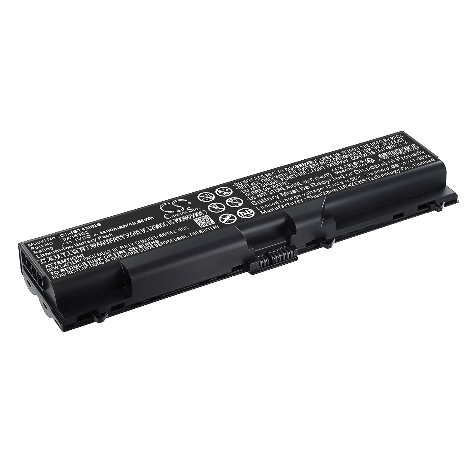 Batteri til bærbar computer, laptop til Lenovo T420, L430, L530 m.fl.