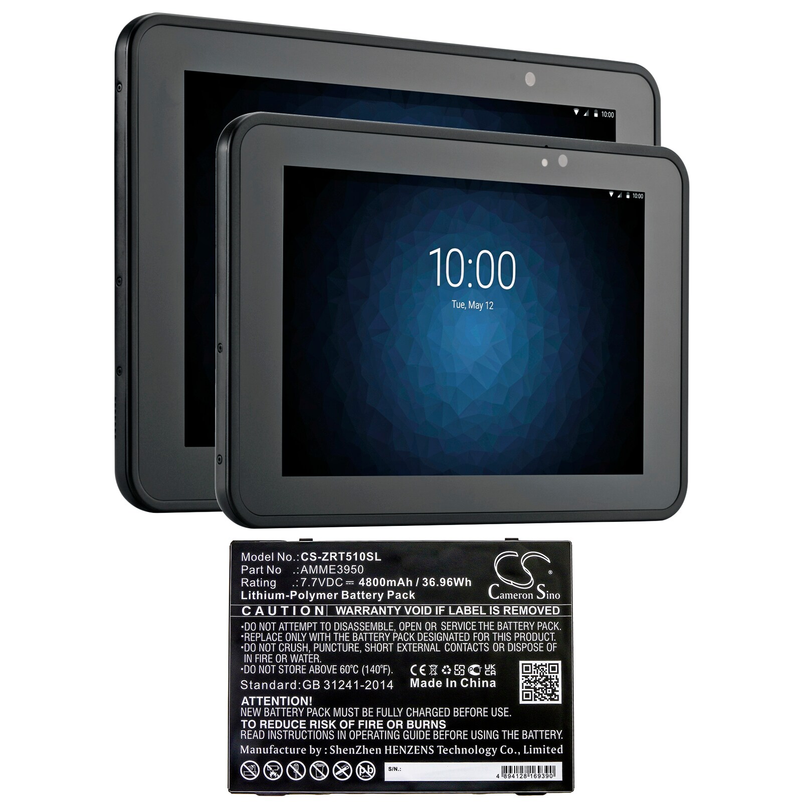 Batteri til tablet til Zebra ET51AT, ET56BT