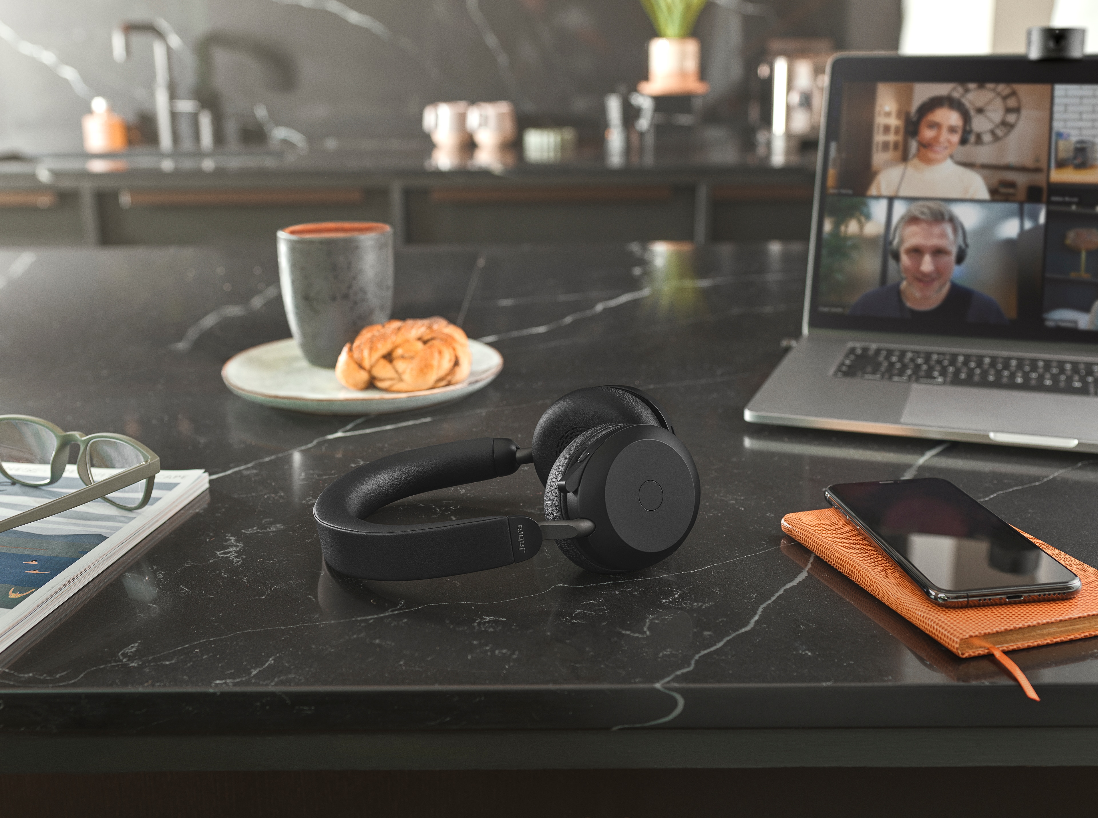 Jabra Evolve2 75 UC Stereo USB-A sort