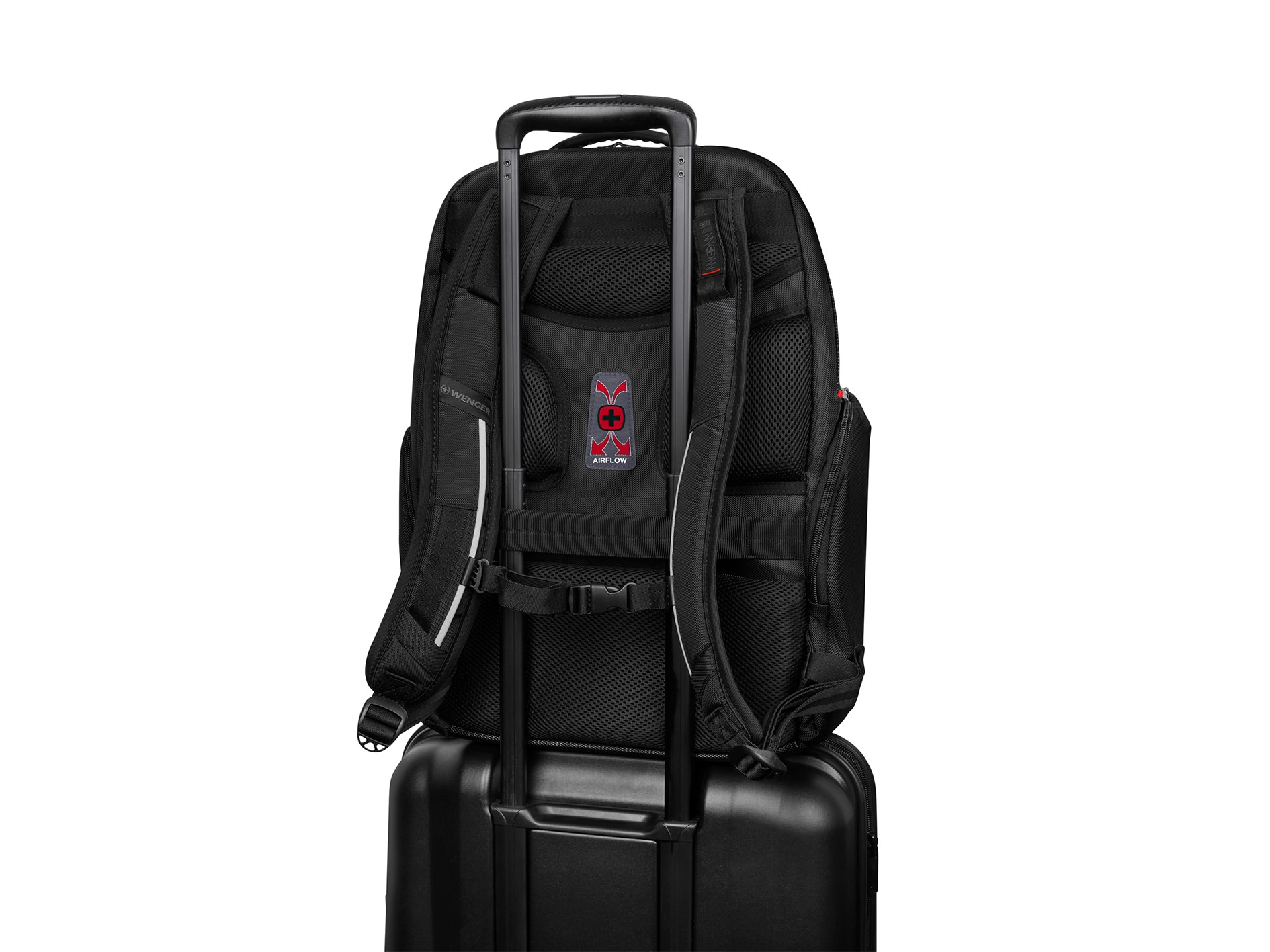 Wenger Meteor 17-tommer laptop-rygsæk med lomme til tablet – sort