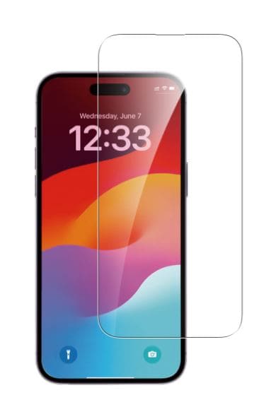 4smarts Second Glass med monteringsramme til Apple iPhone 15