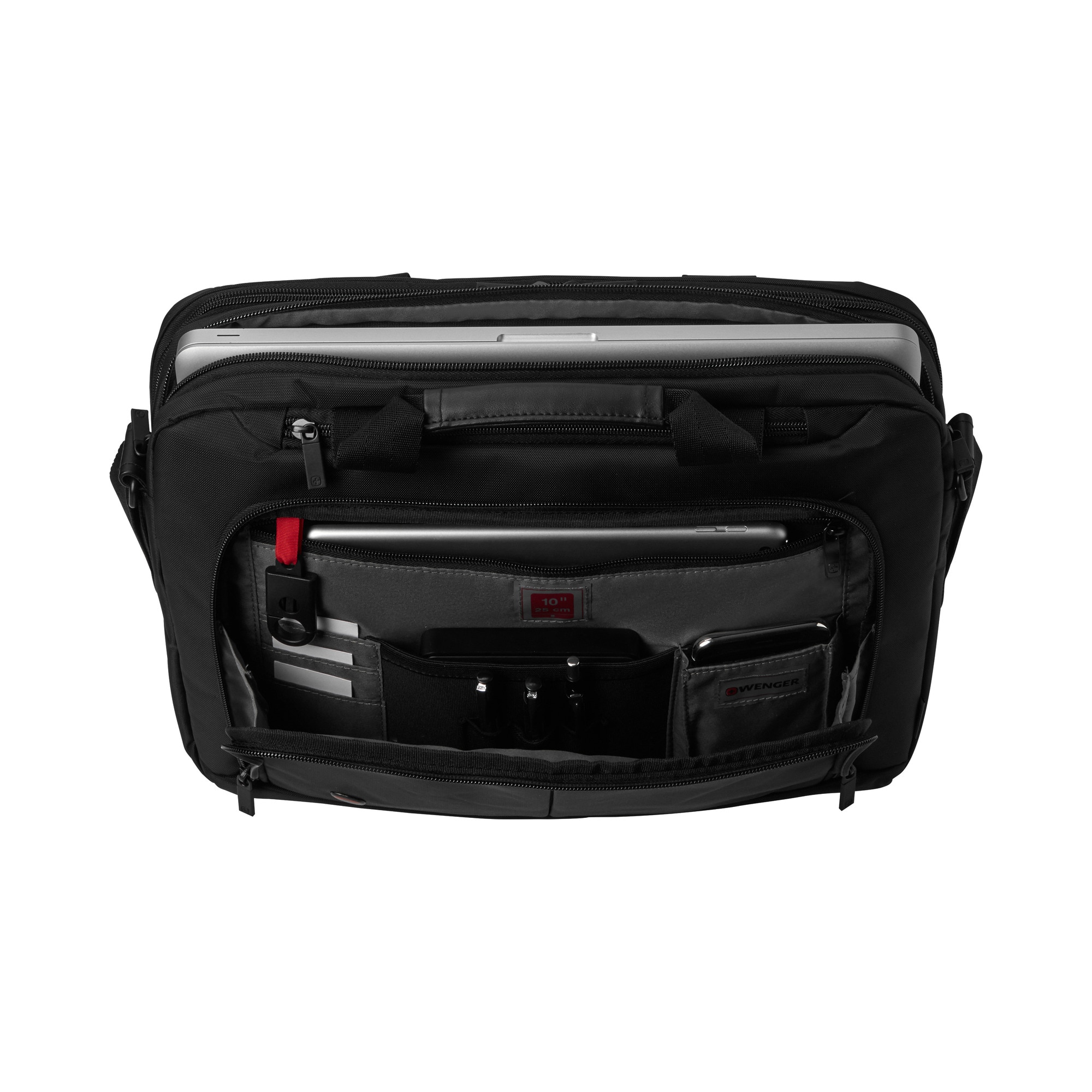 Wenger Source 16-tommer laptop-taske med lomme til tablet – sort