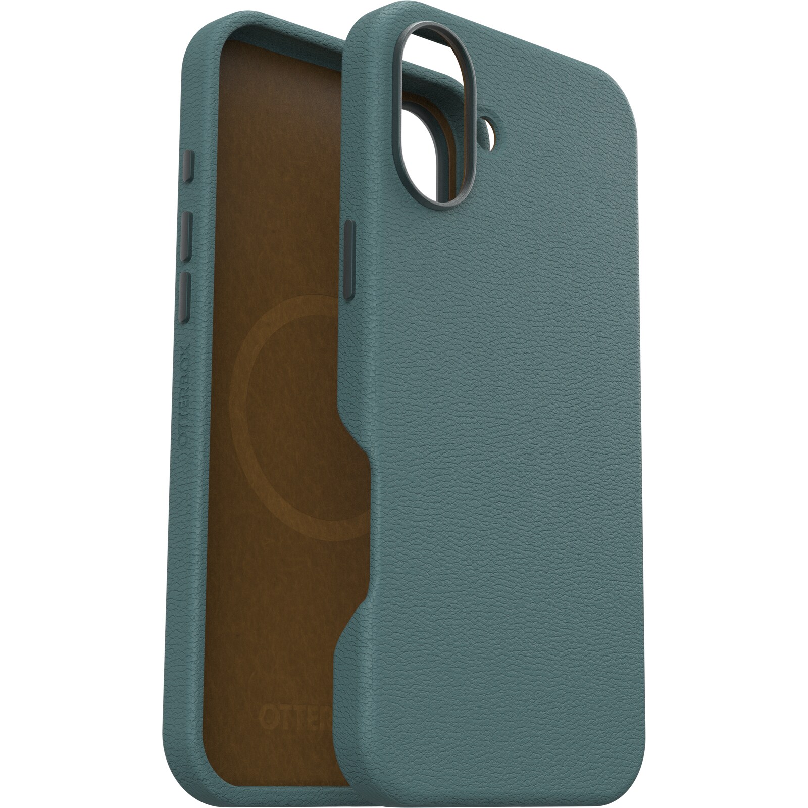 OtterBox Symmetry Cactus læderhylster til iPhone 16 Plus Juniper Sprig grøn