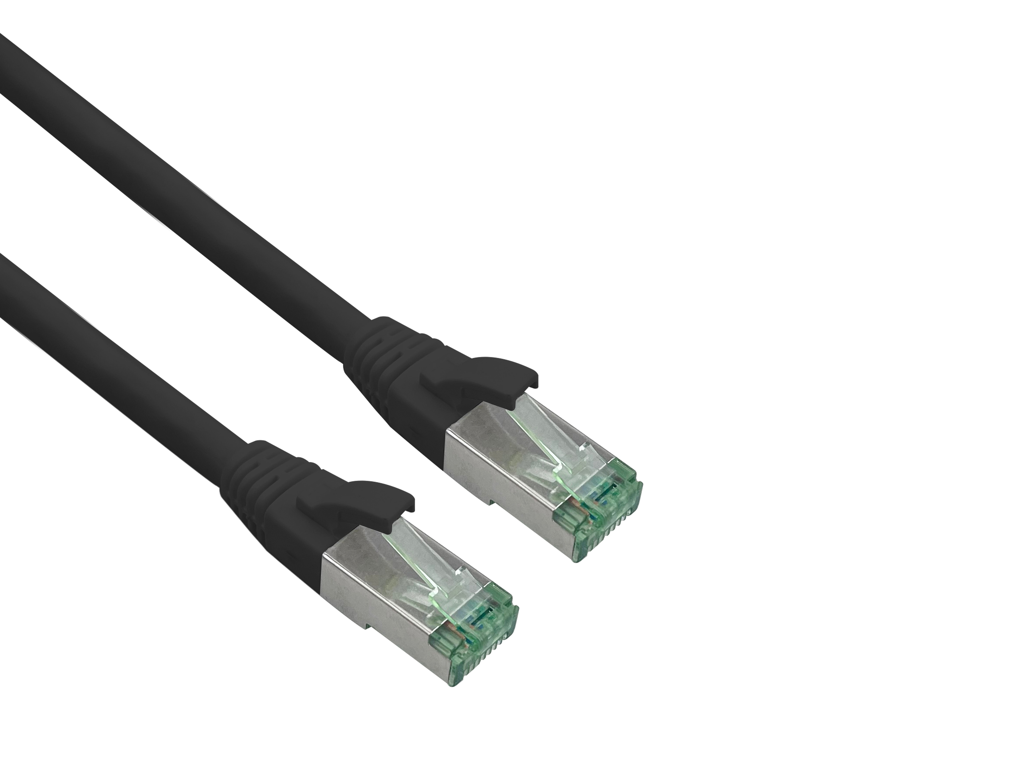 5 m, helos patchkabel Cat.6a Superflex Cat.7 råkabel GHMT AWG 26/7 sort 1