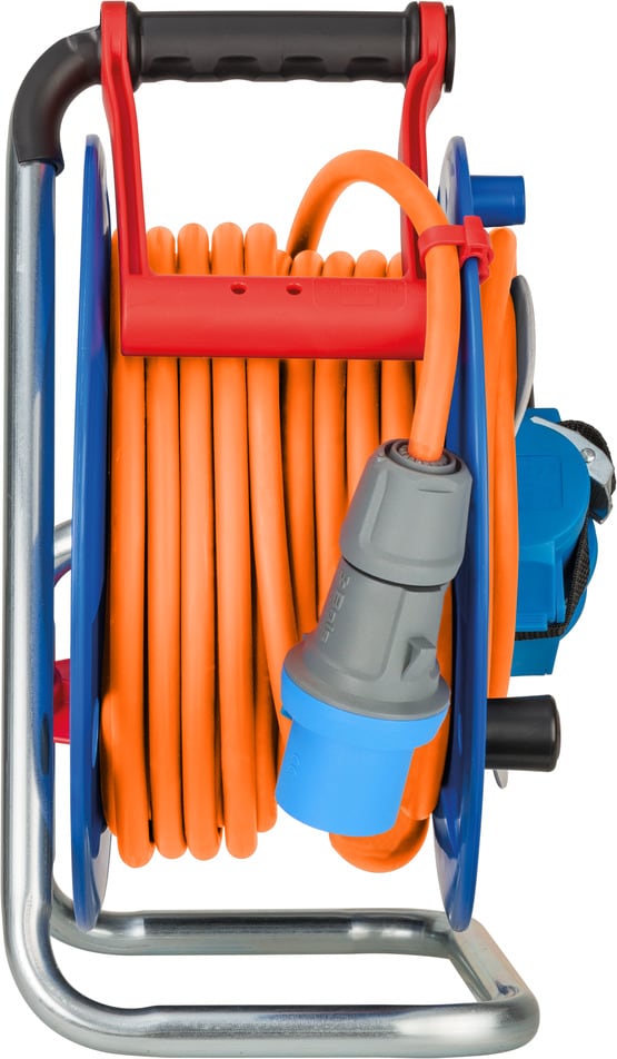 Brennenstuhl kabelrulle Garant CEE 3 IP44 Camping/Maritime 232 m blå/orange