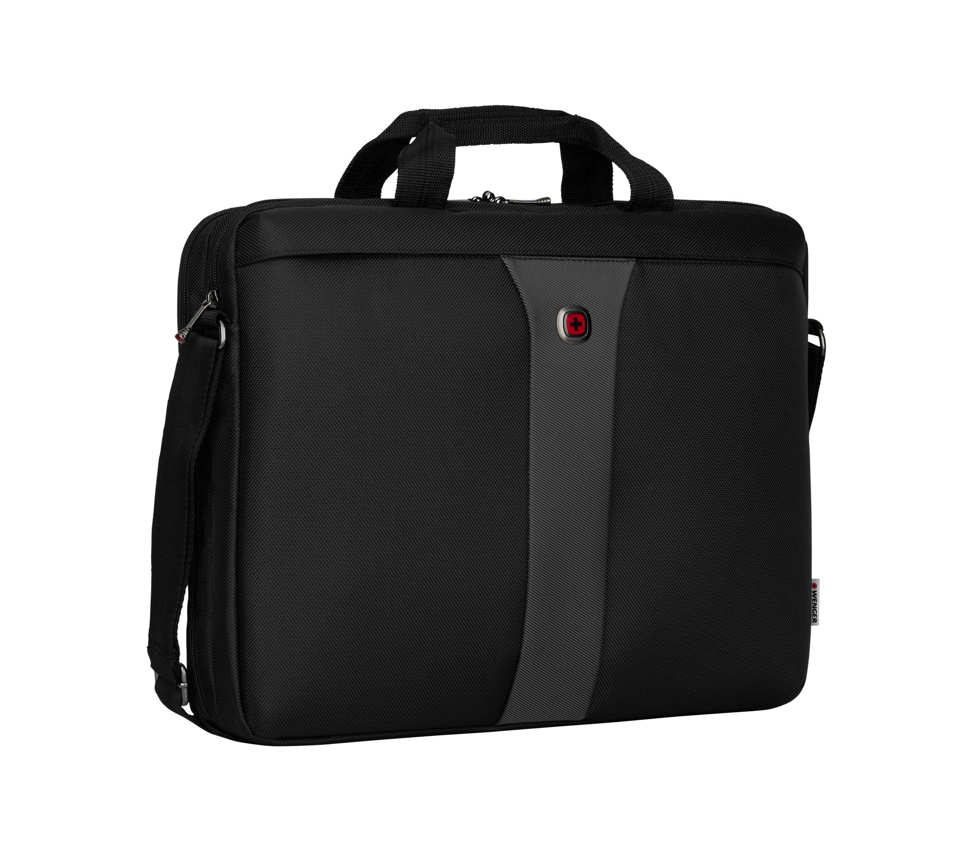 Wenger Legacy 17 – Slank 17-tommer laptop-taske – sort