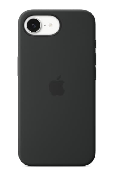 Apple Silikoneetui iPhone 16e (sort)