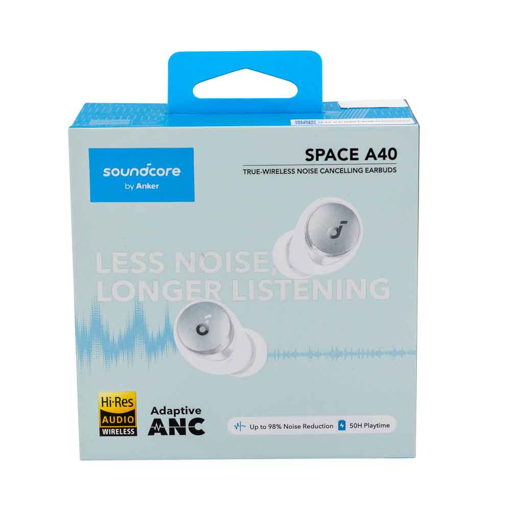 Anker Soundcore Space A40 A3936G21 Bluetooth In-Ear Headset Hvid