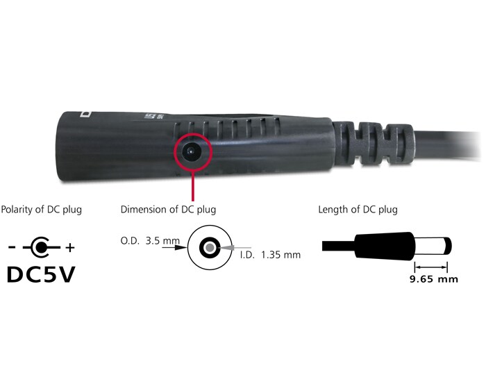 Delock-kabel USB 3.0-forlænger, aktiv 5 m