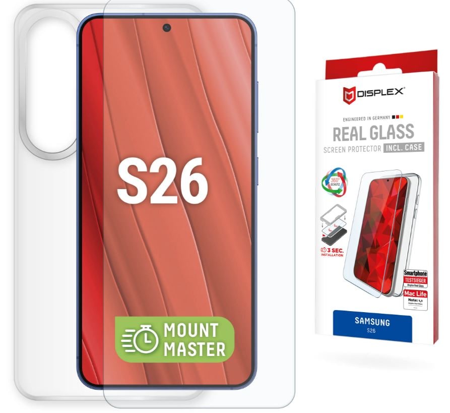 DISPLEX MMCase i ægte glas Samsung Galaxy S26