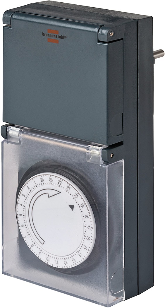 Brennenstuhl Mekanisk timer MZ 44 DE IP44, sort