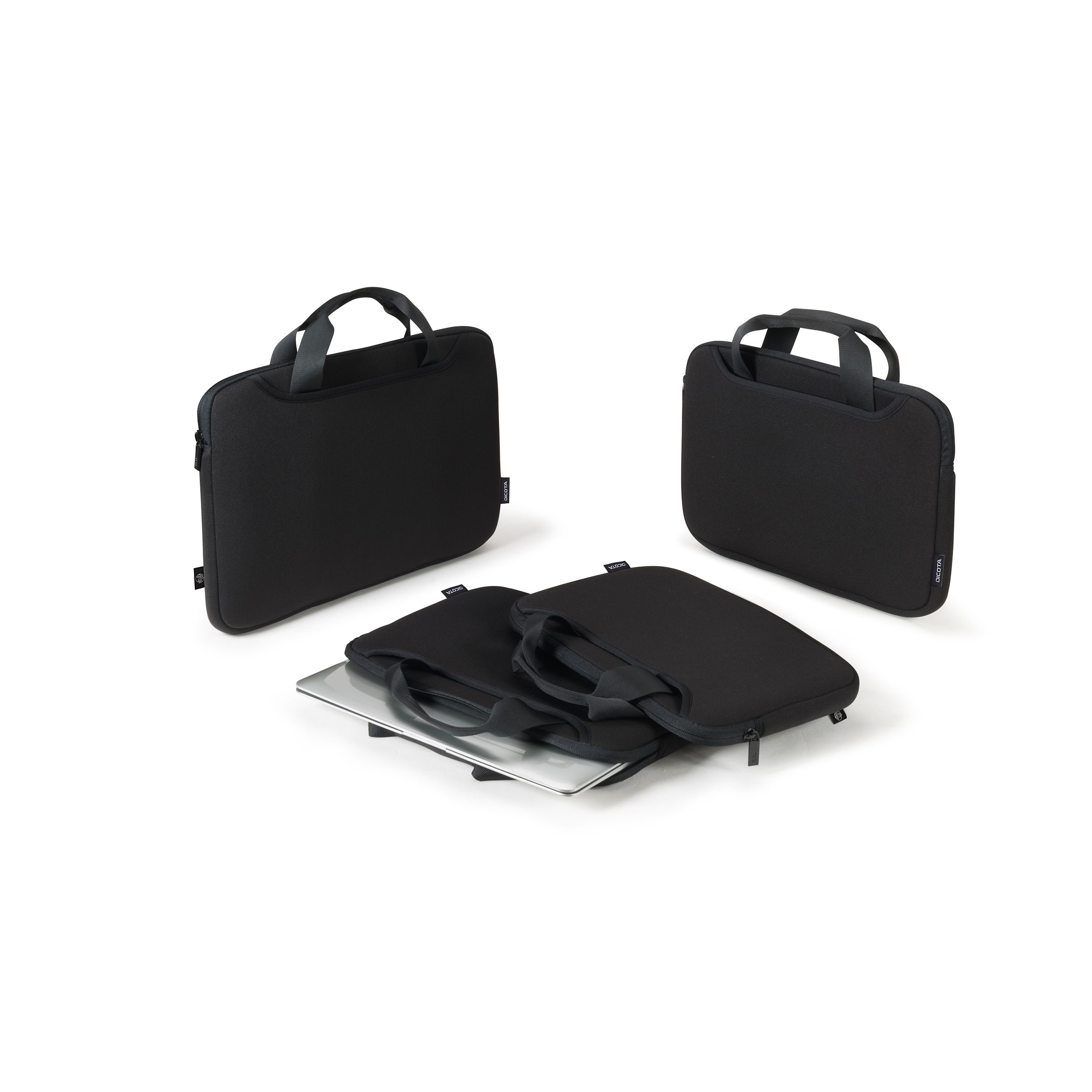 "Dicota Smart Sleeve ONE 15-16"" – bæretaske til bærbar computer med bærehåndtag – sort"