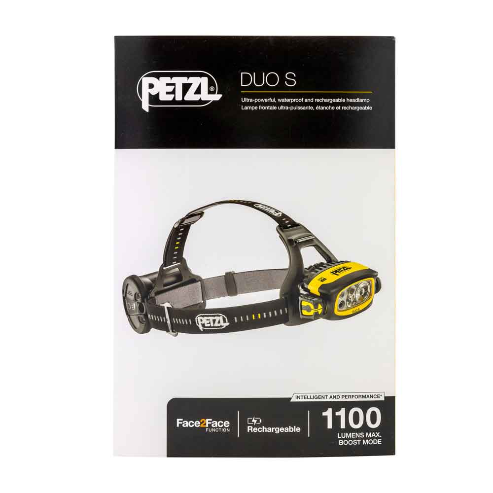 Petzl E80CHR Duo S pandelampe Sort/gul
