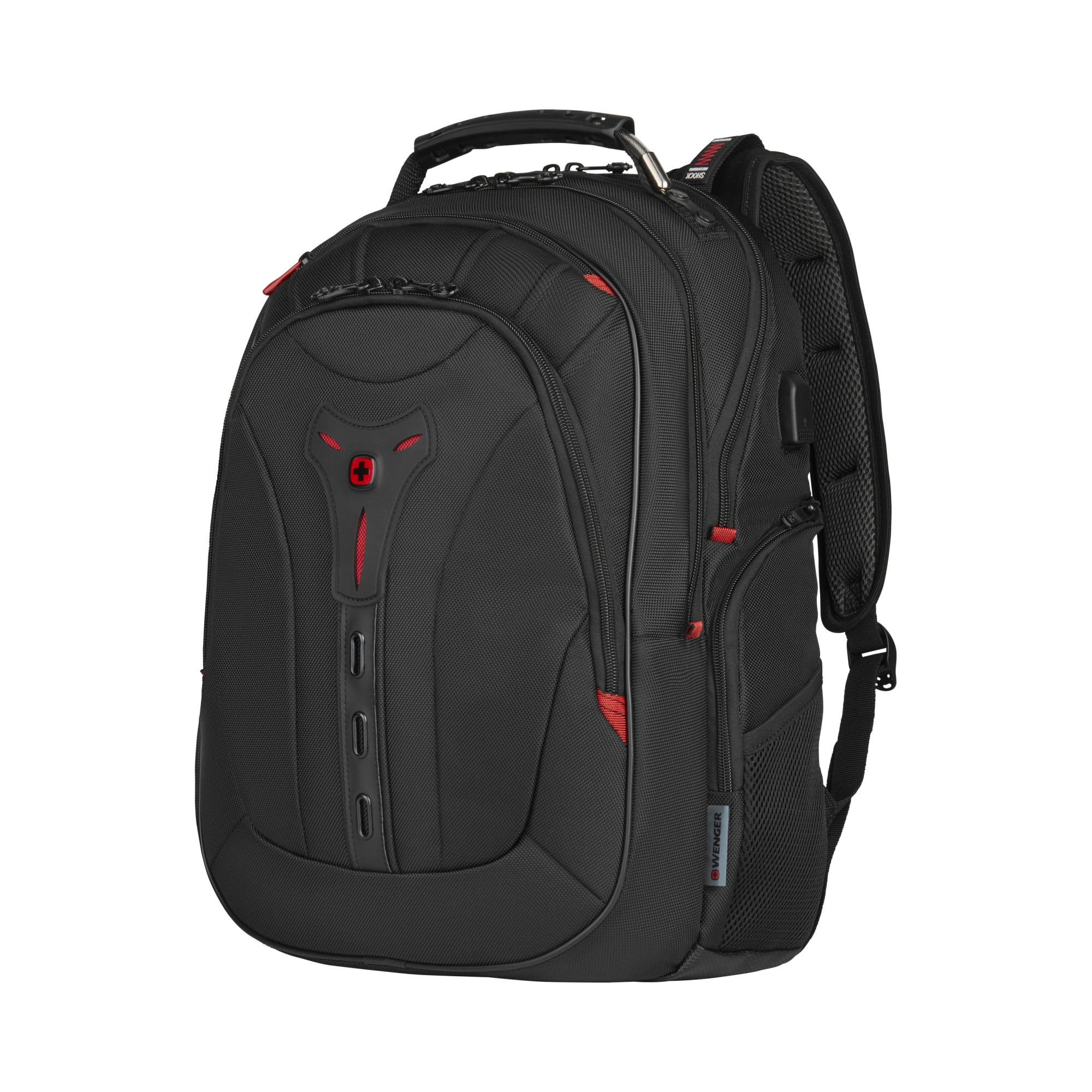Wenger Pegasus Deluxe 16-tommer laptop-rygsæk med lomme til tablet – sort