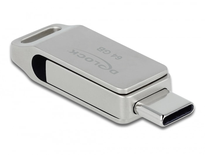 Delock USB 3.2 Gen 1 USB-C Type-A memory stick 64 GB - metalhus